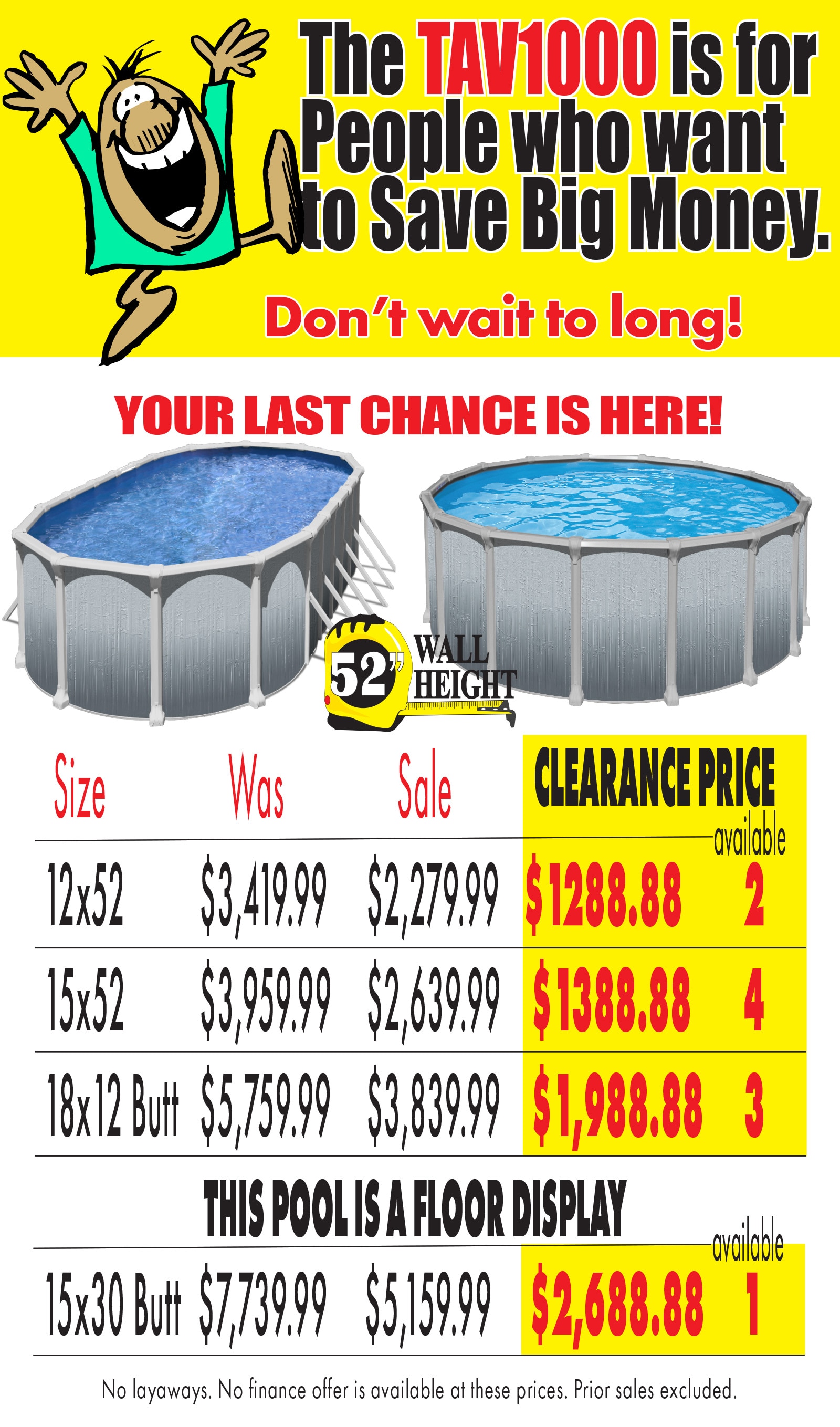 Pool Clearance